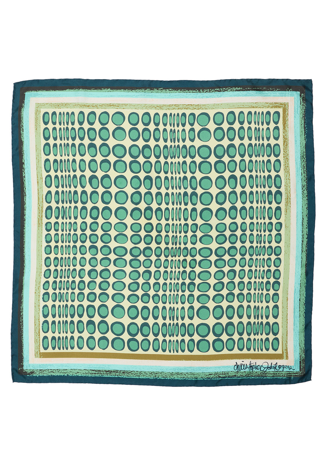 WIGGLE DOT SILK SCARF