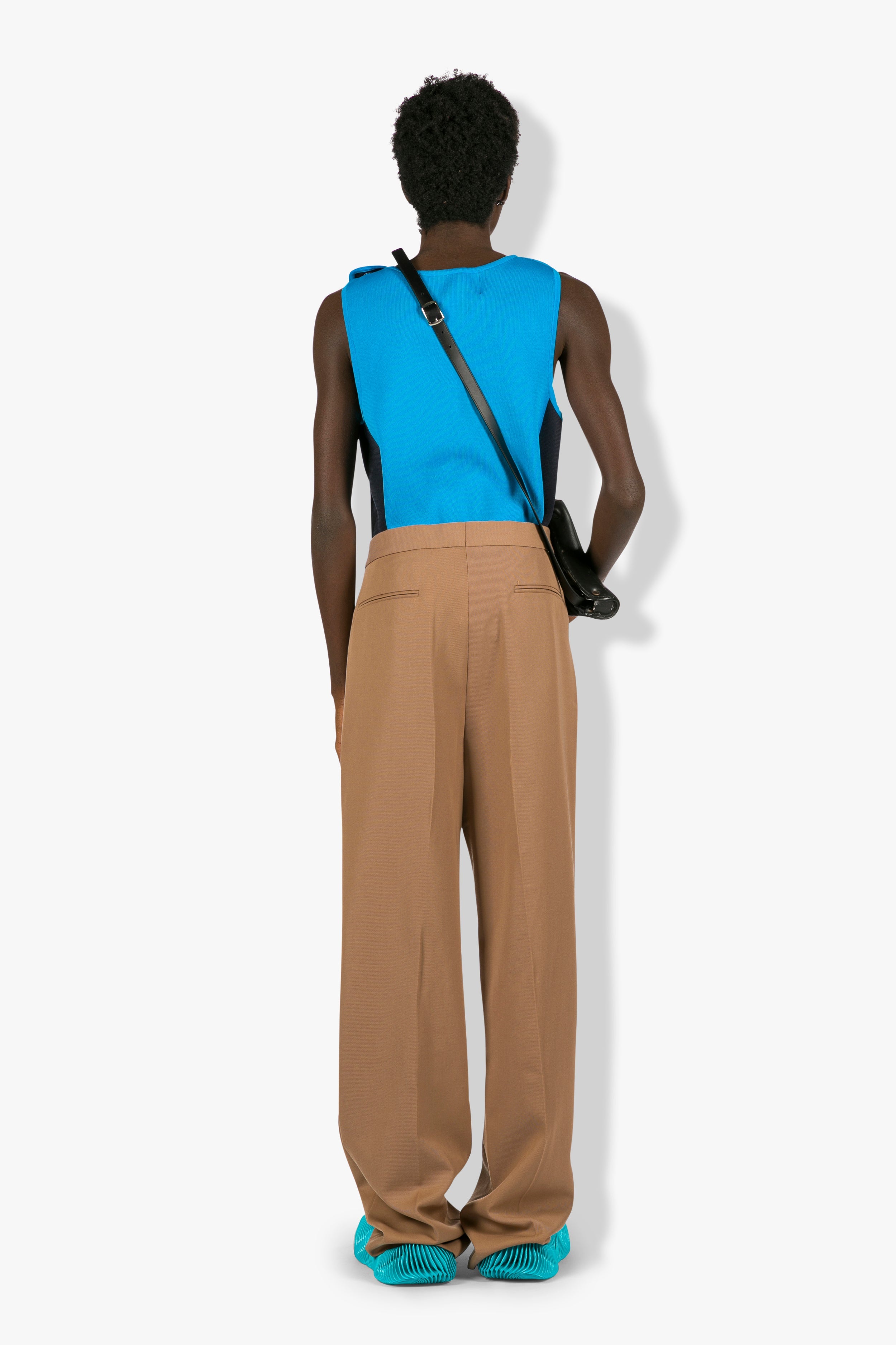 Button Down Front Trousers