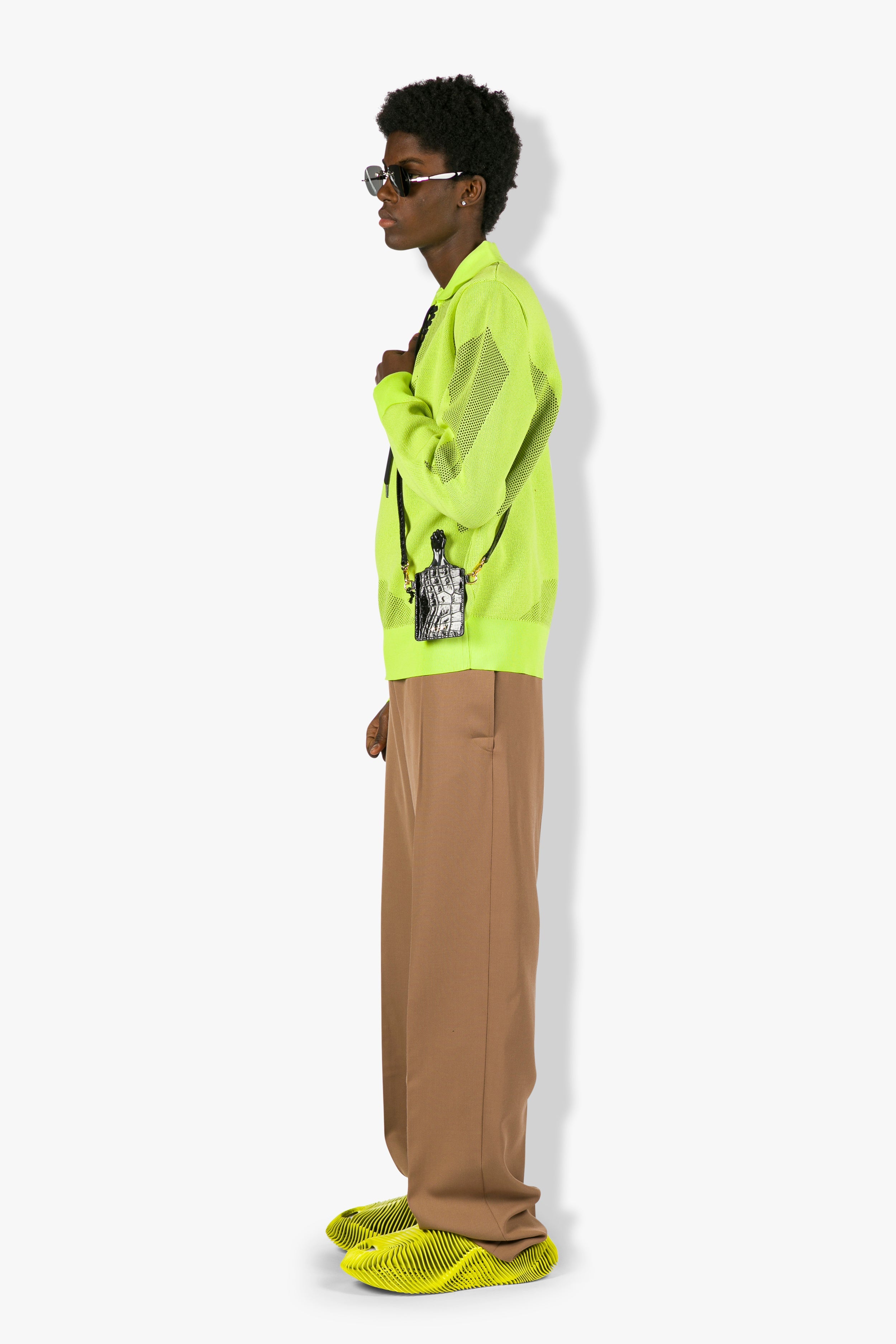 Sneaker Upper Polo Long Sleeve Lime