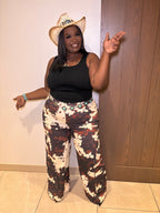 VK Brown Cowgirl Cargo Pants