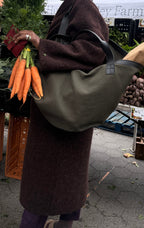 CarryAll in Pine Canvas with Vegan Trim