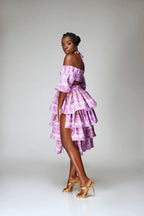 Vibrant African-Inspired Tiered Skirt