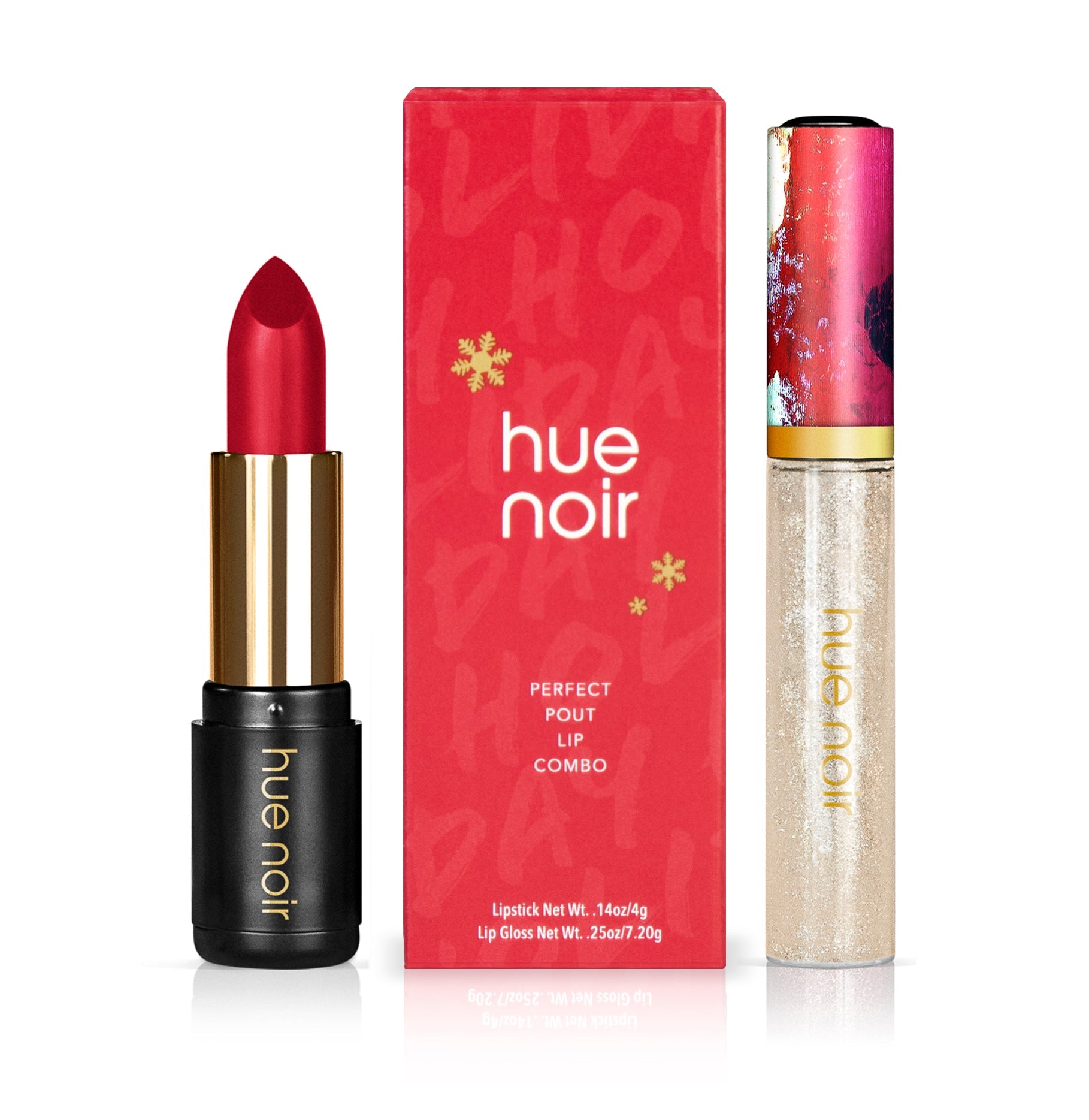 Lip Set | Coral Red Perfect Pout Lip Combo