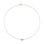14kt Diamond Evil Eye Necklace