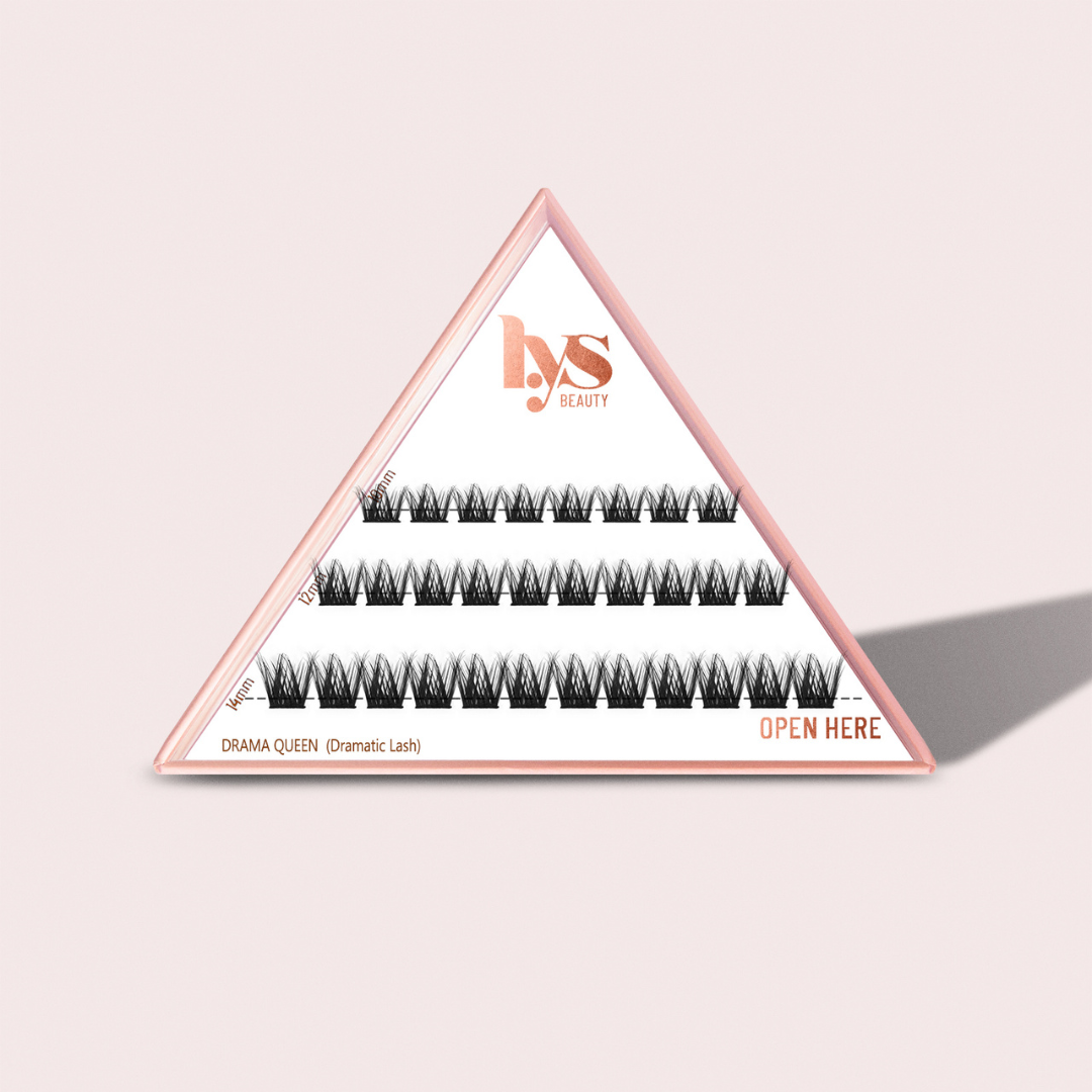 Uplifted Pre-Glued Lash Clusters