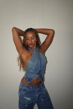 Denim Halter