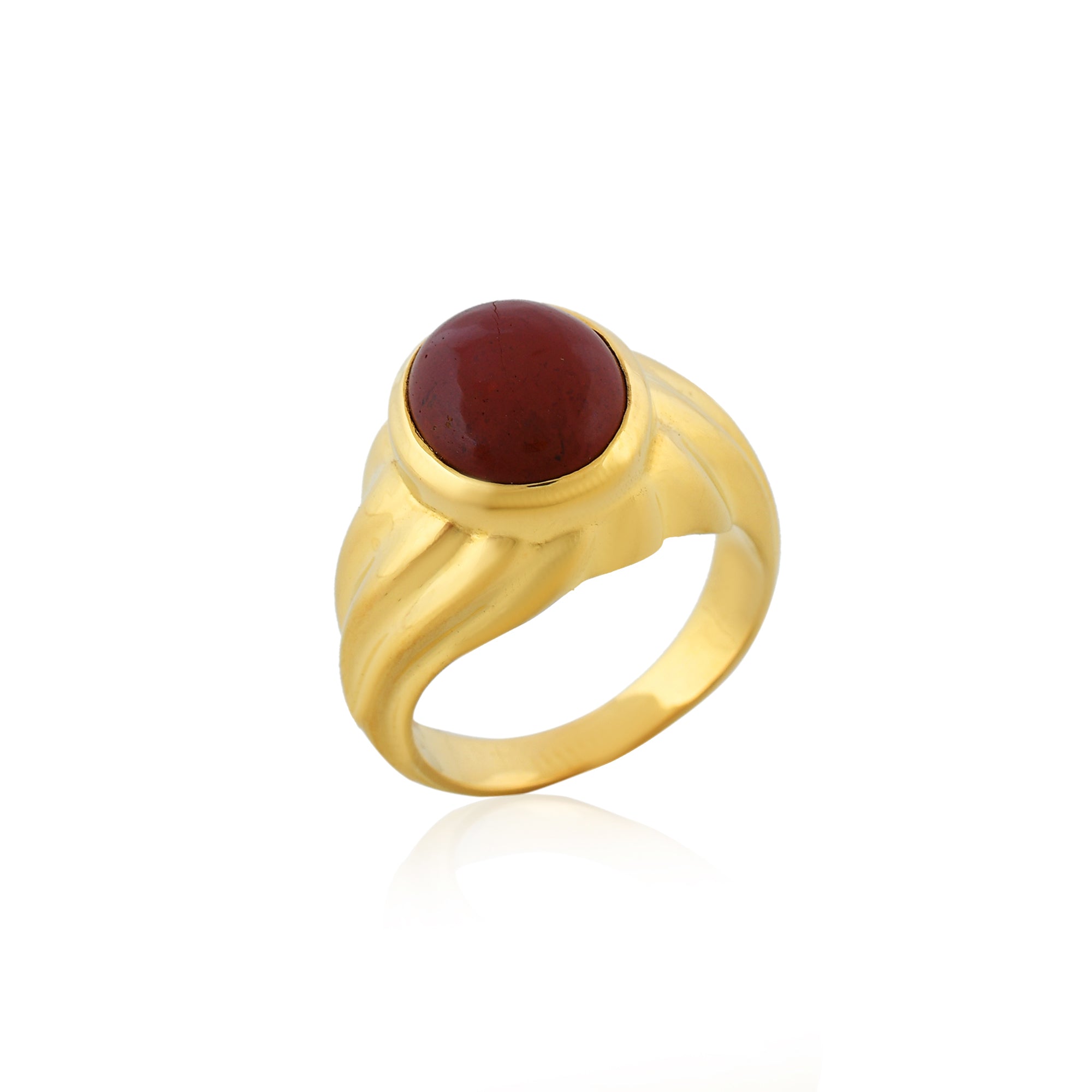 Wavescape Ring with Stone