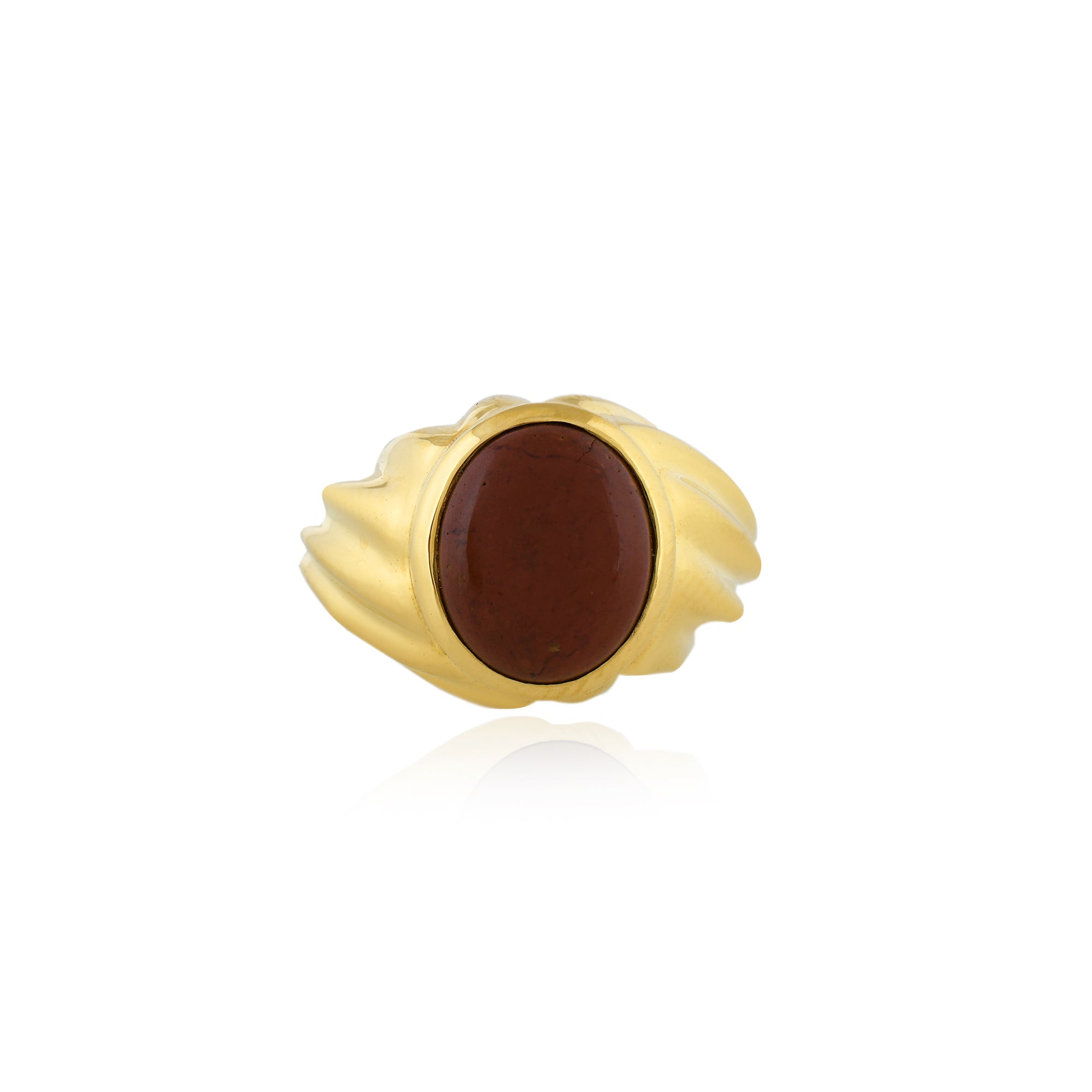 Wavescape Ring with Stone