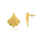 Mini Coastal Curve Shell Earrings