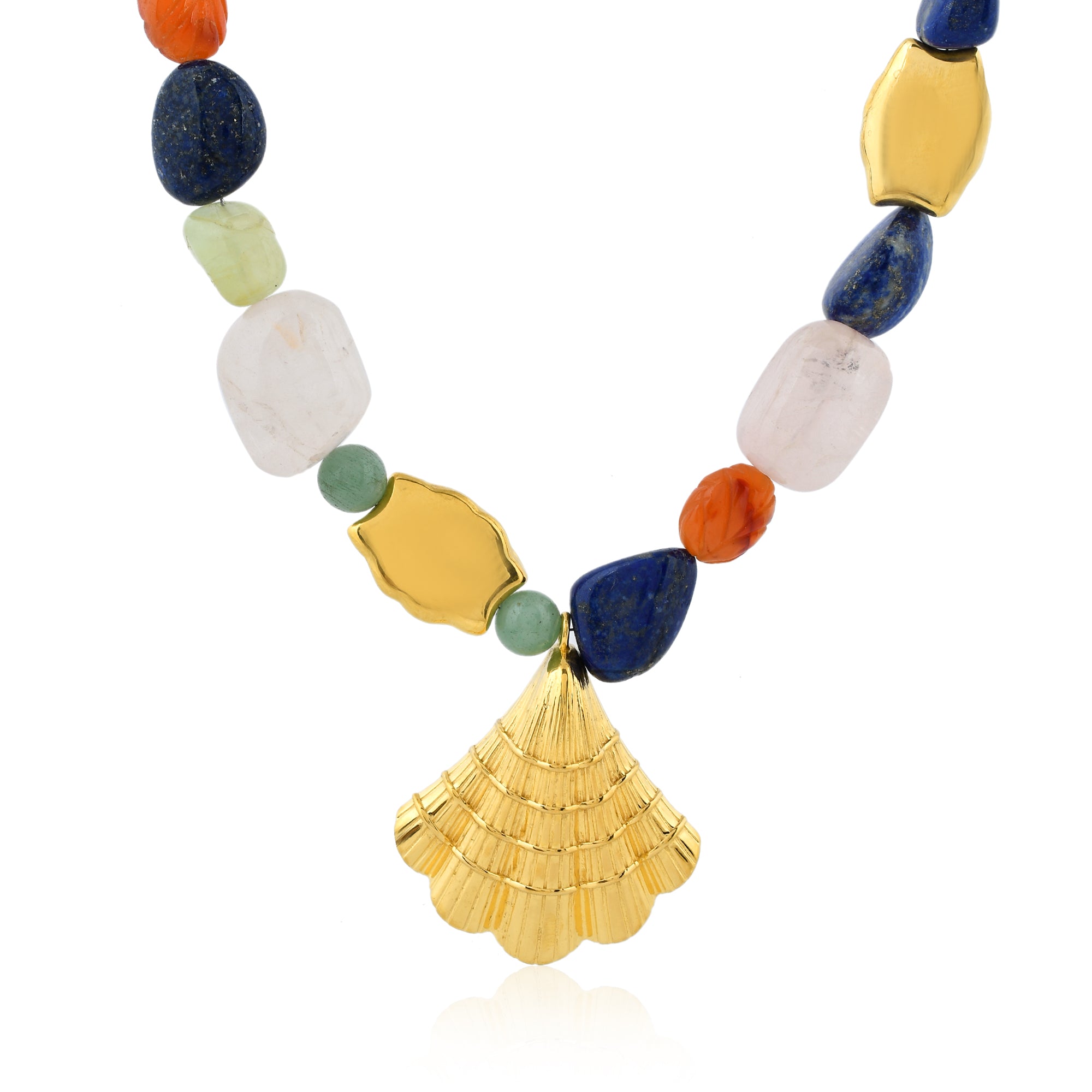 Gold Tide Shell Necklace