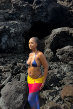 OASIS TOP - METALLIC BLUE