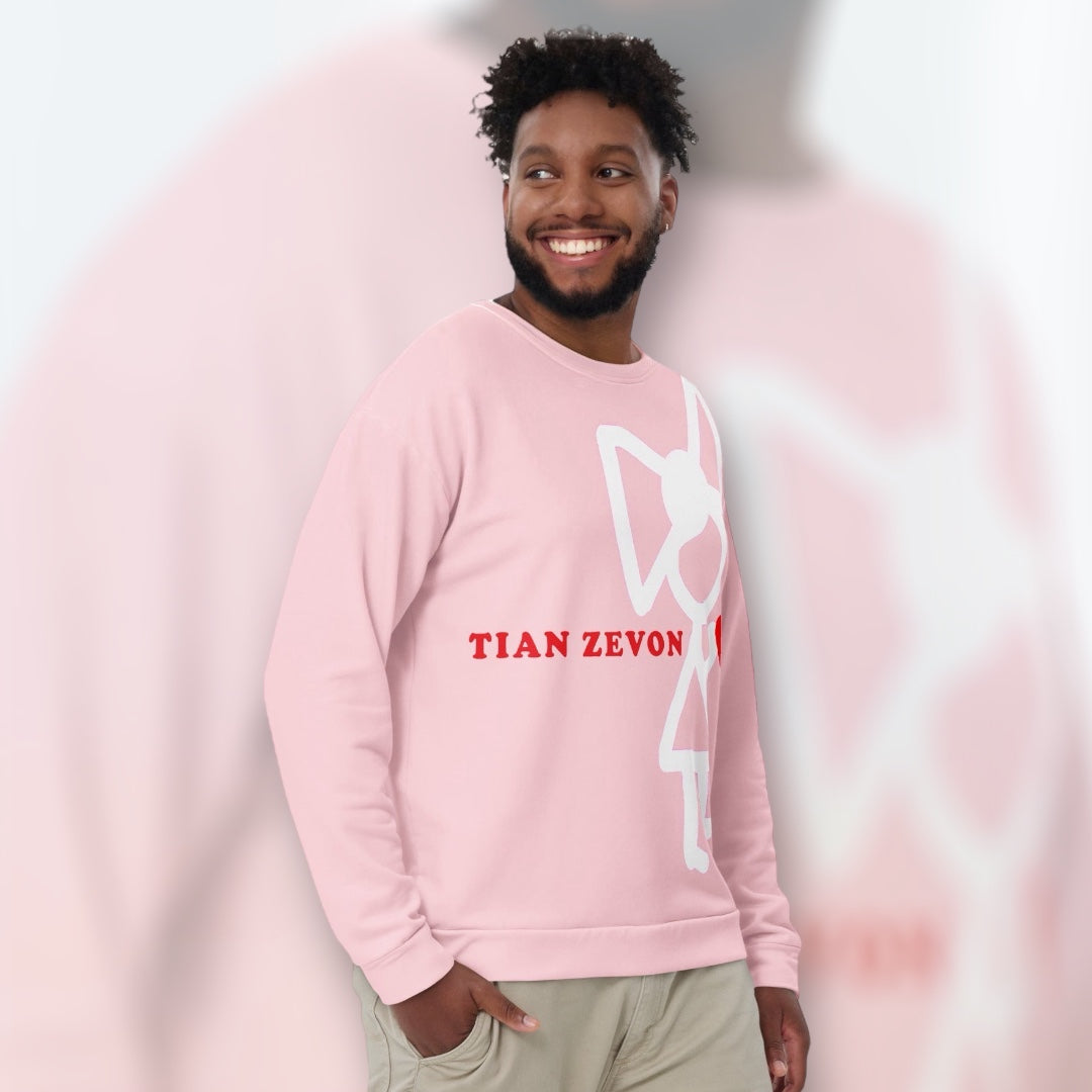 Unisex Love Sweatshirt - Pink