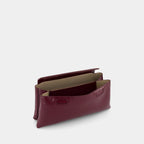 ELIEZE CLUTCH - NAPPA LAK - BURGUNDY
