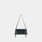 ELIEZE CLUTCH - PYTHON - BLUE BLACK