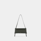ELIEZE CLUTCH - PEBBLE GRAIN - DEEP MOSS