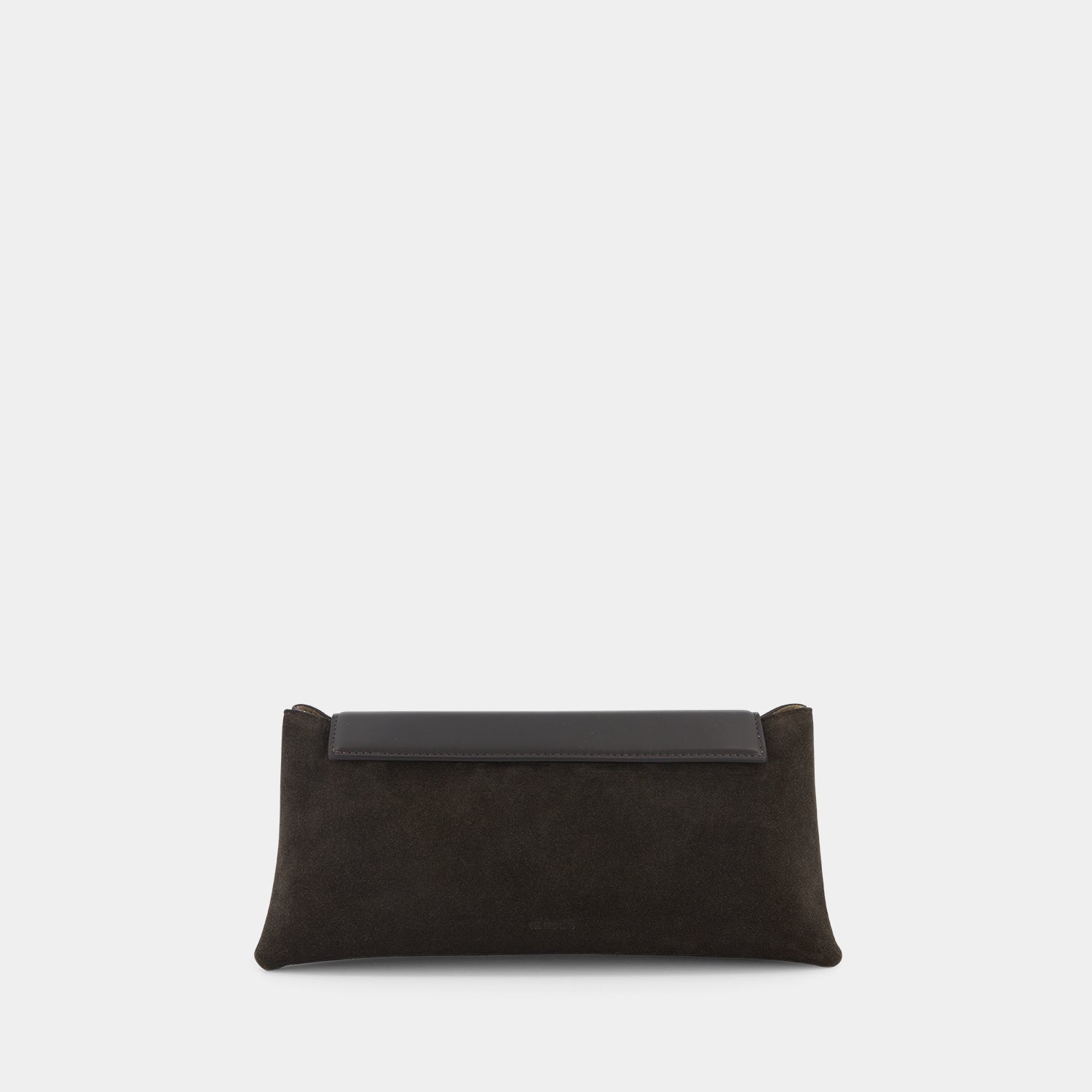 ELIEZE CLUTCH - SUEDE SOFT CALF - EBONY