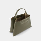 ELIEZE MEDIUM - NAPPA LAK - KHAKI GLOSS