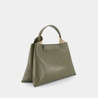 ELIEZE MEDIUM - NAPPA LAK - KHAKI GLOSS