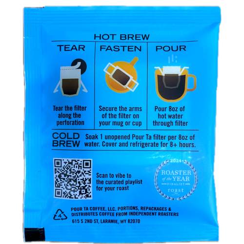 "Ear Candy" Natural Processed Ethiopia - Single Serve Pourover