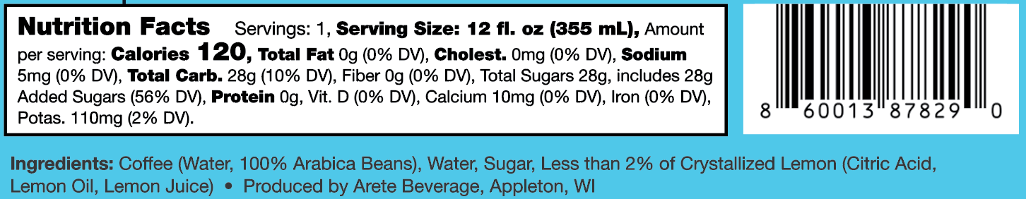Ethiopia Ear Candy Shandy - Canned Cold Brew and Lemonade - 6pk