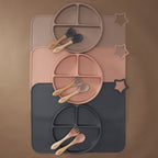 Bamboo Spoon and Fork Set (Muted Pink)