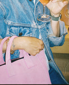LITTLE FILIPPO BAG - PINK SUEDE