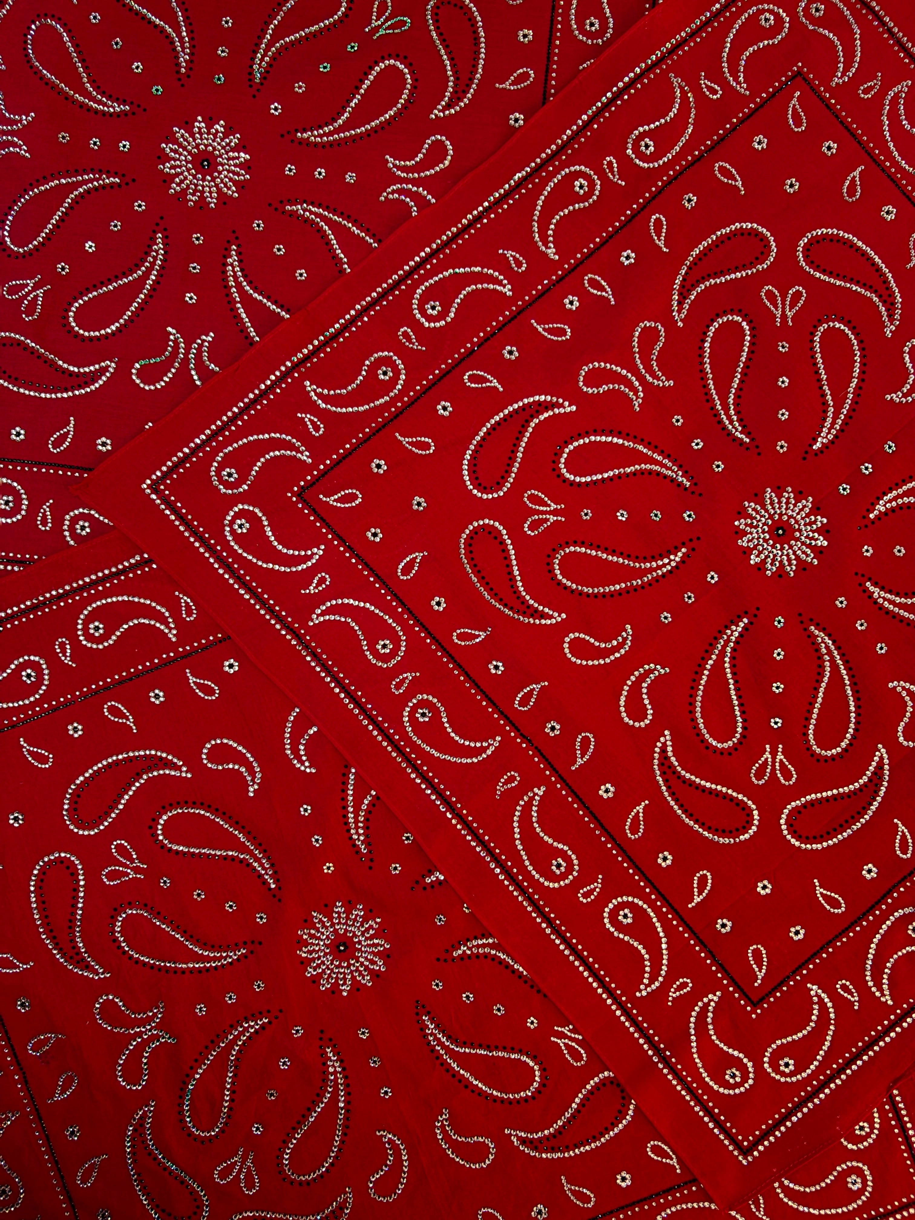 Crystal Bandana | Red
