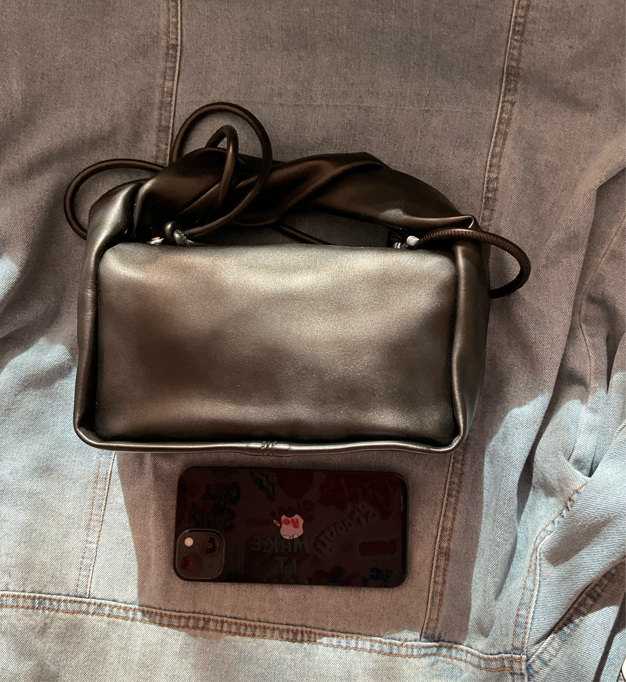 Rectangle hand bag