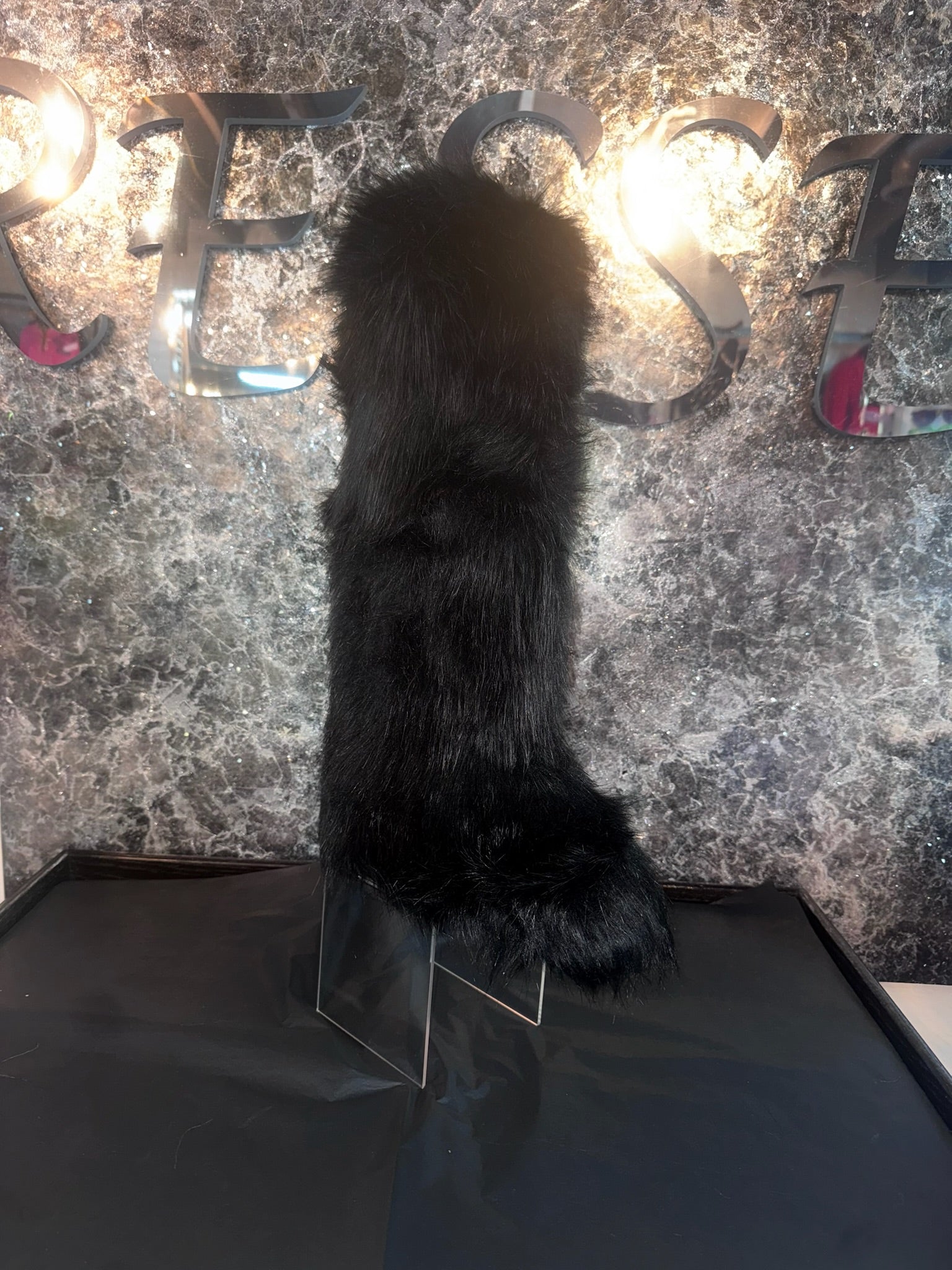 Tall Furry Boots