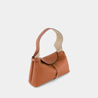 FLORENCIA PURSE - PEBBLE GRAIN - CARAMEL
