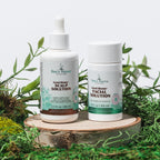 Scalp Relief Solution & Gentle Biome-Friendly Facial Fluid: Prebiotic + AHA + BHA