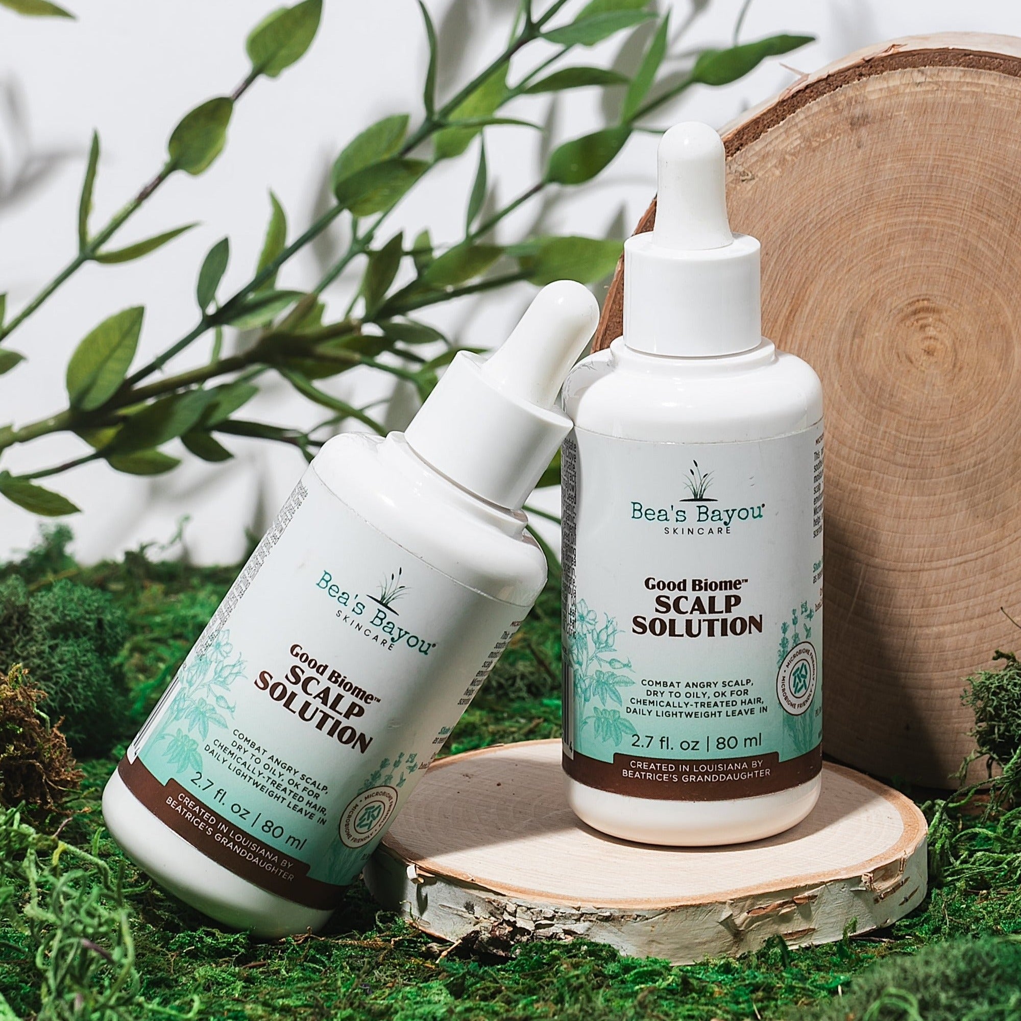 Good Biome Seborrheic Scalp Solution (DUO): Herbal Prebiotic Leave-in