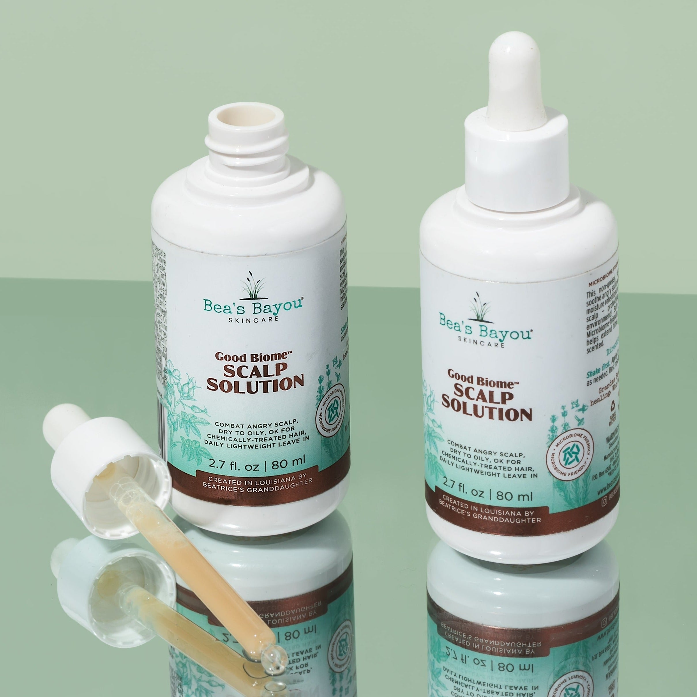 Good Biome Seborrheic Scalp Solution (DUO): Herbal Prebiotic Leave-in