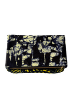Naya Foldover Clutch - Indigo
