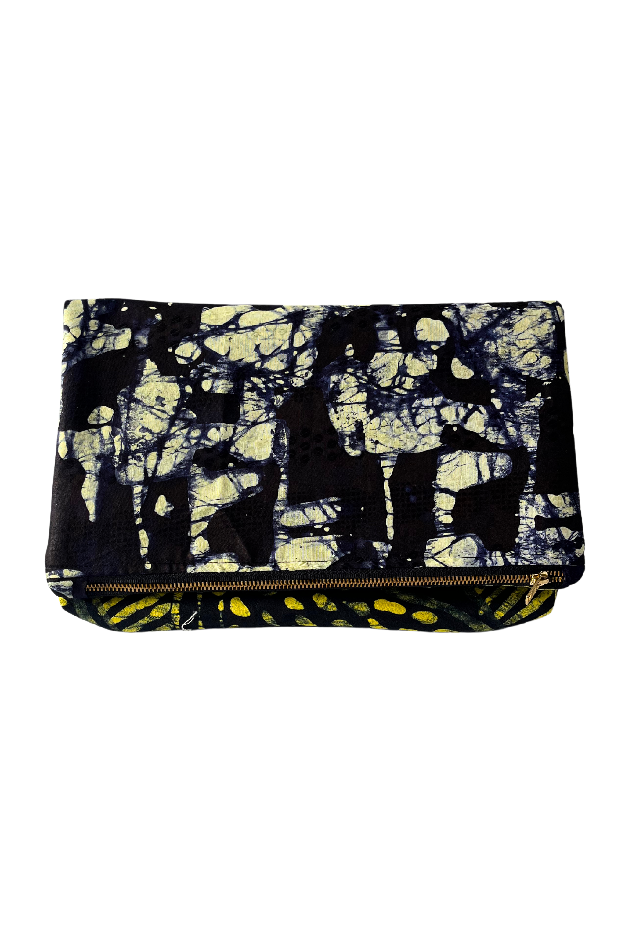 Naya Foldover Clutch - Indigo