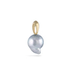 Akoya Baroque Clio Charm, Blue