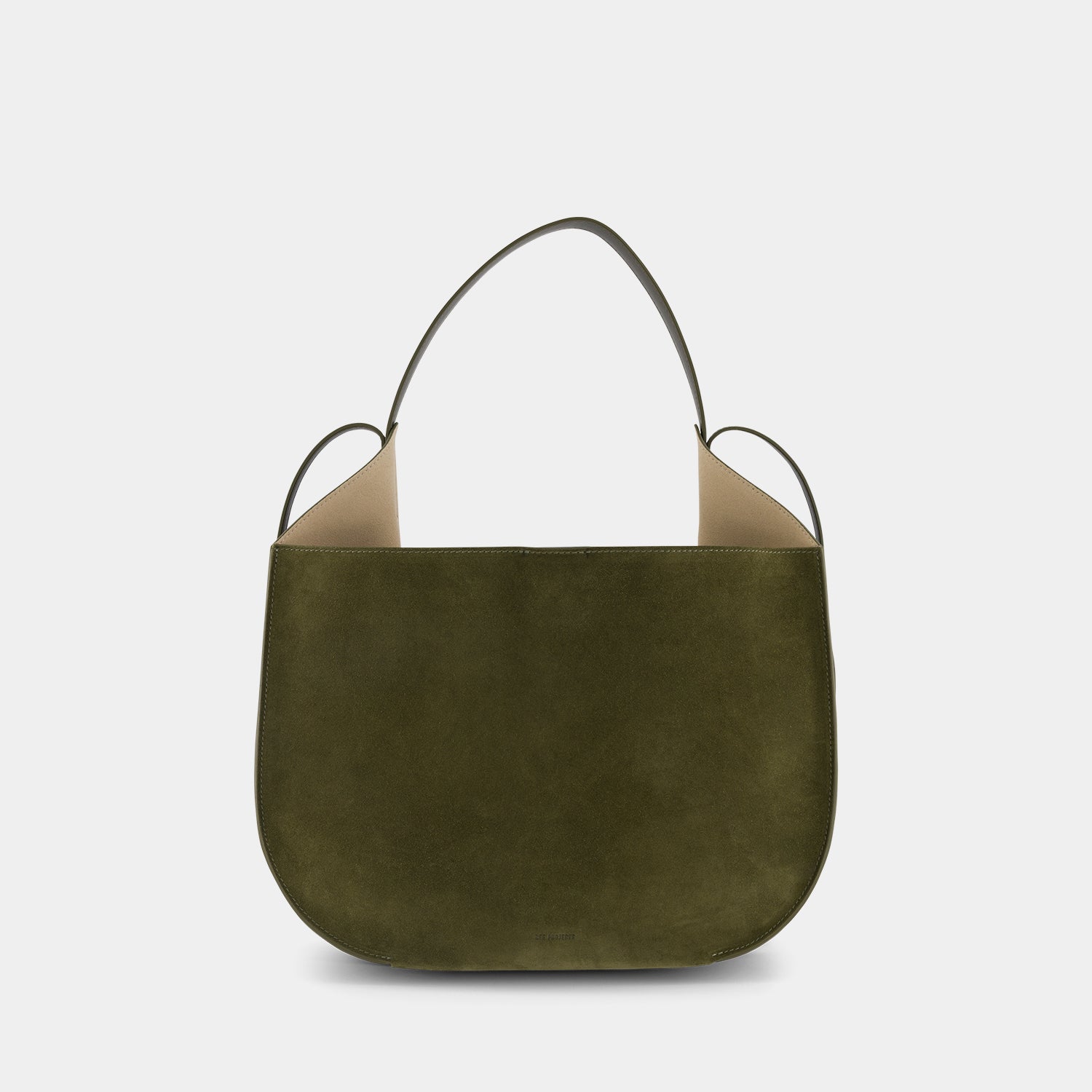 HELENE HOBO - SOFT CALF SUEDE - KHAKI