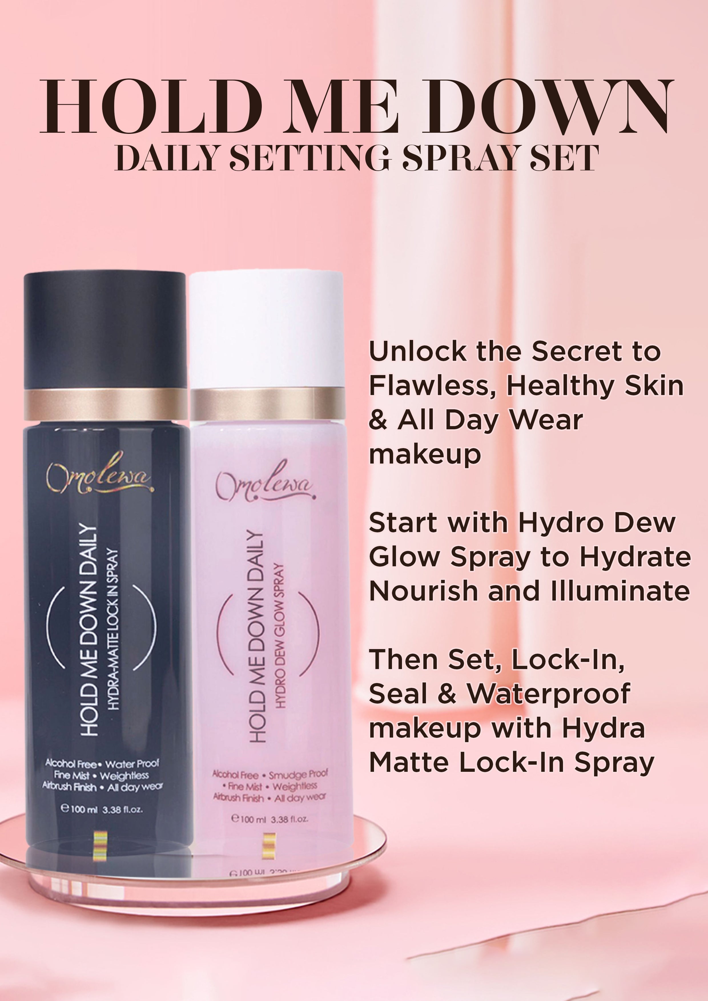 Hold Me Down Daily Setting Spray SET