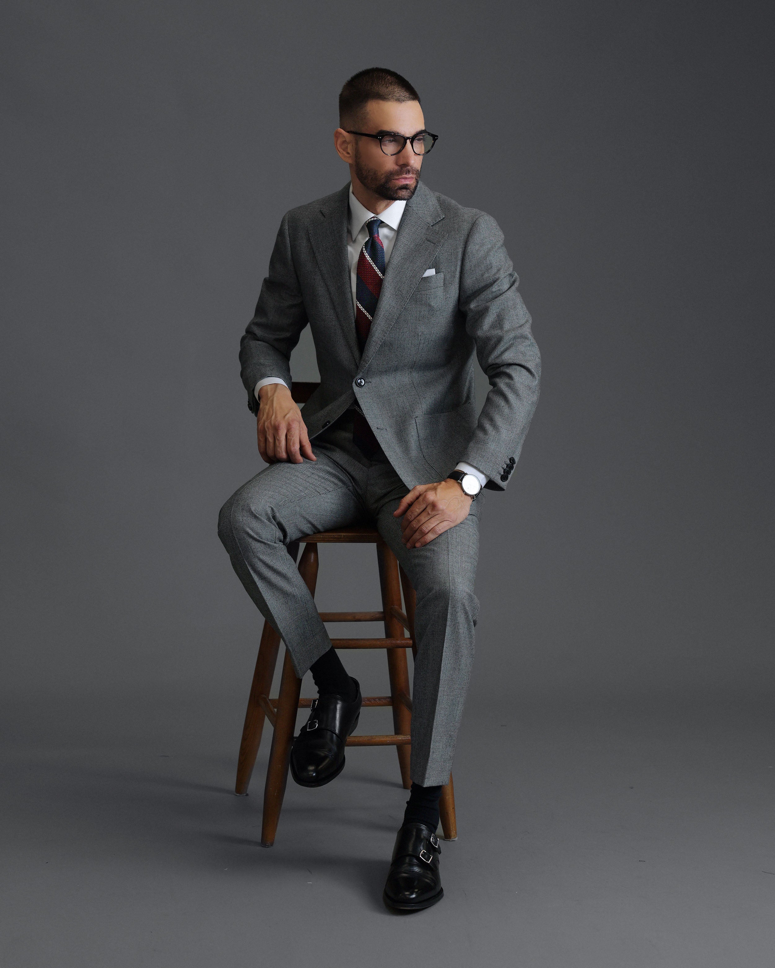 SG Dress Trouser - Houndstooth Plaid