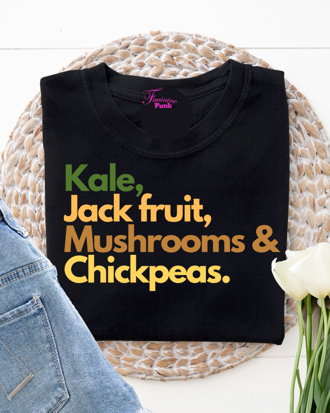 KALE, MUSHROOMS, JACKFRUIT & CHICKPEAS (PRE-ORDER)