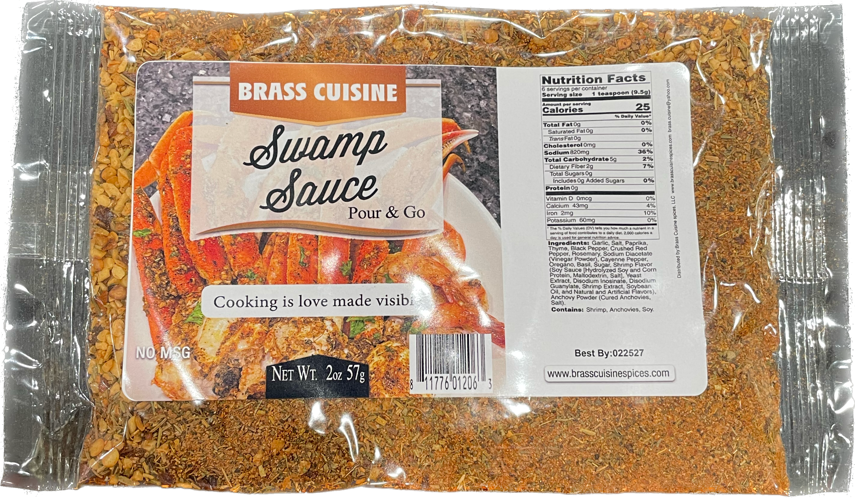 Brass Cuisine Swamp Sauce Seasoning-Top Seller