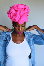 AKA Sorority Head Wrap