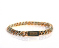 Aire 18K Two-Tone Gold Cuban Link Bracelet – Luxury Men’s Jewelry