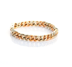 Aire 18K Two-Tone Gold Cuban Link Bracelet – Luxury Men’s Jewelry