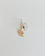 LUCINE// quarter moon pendant