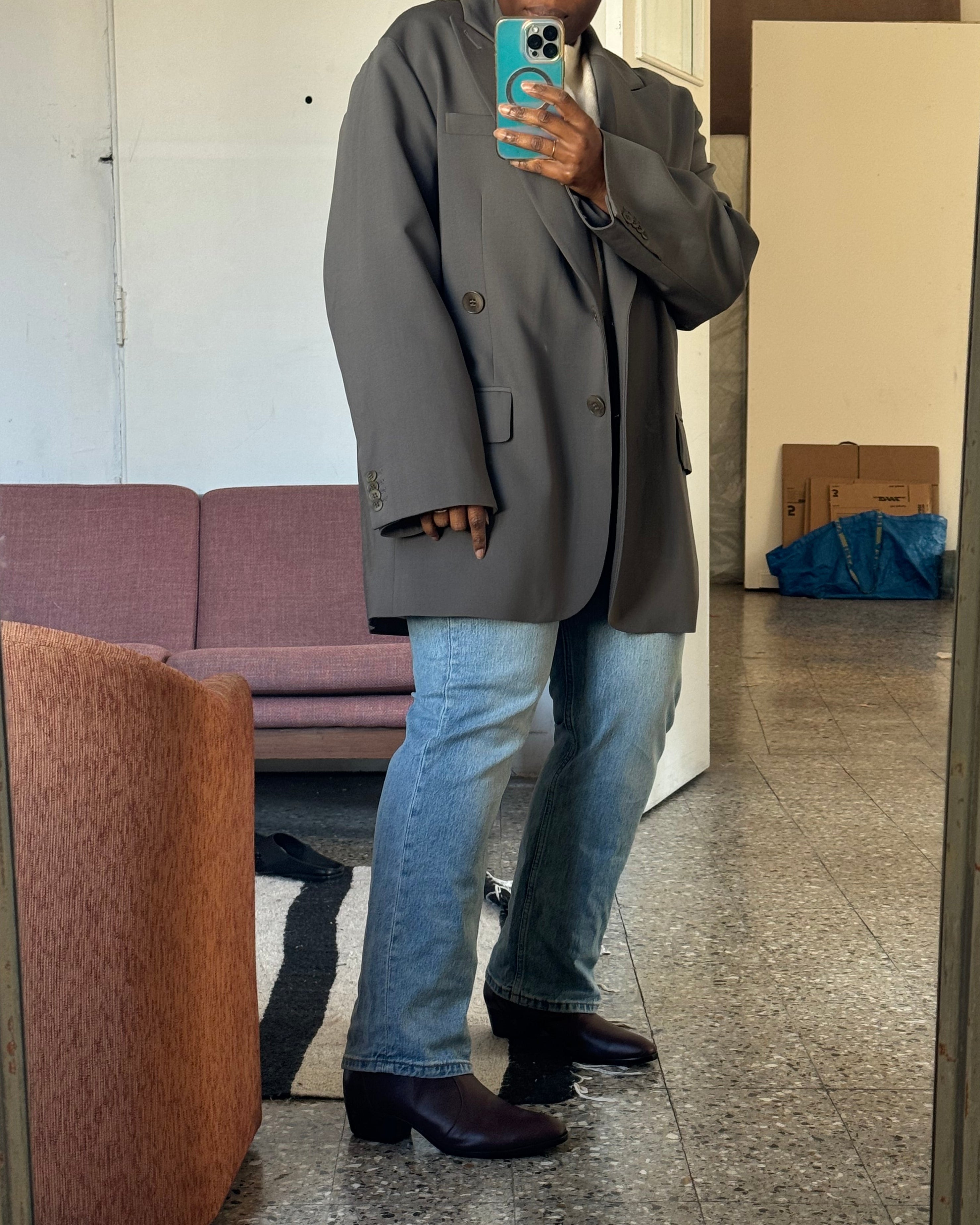 Guada Western Boot in Plum