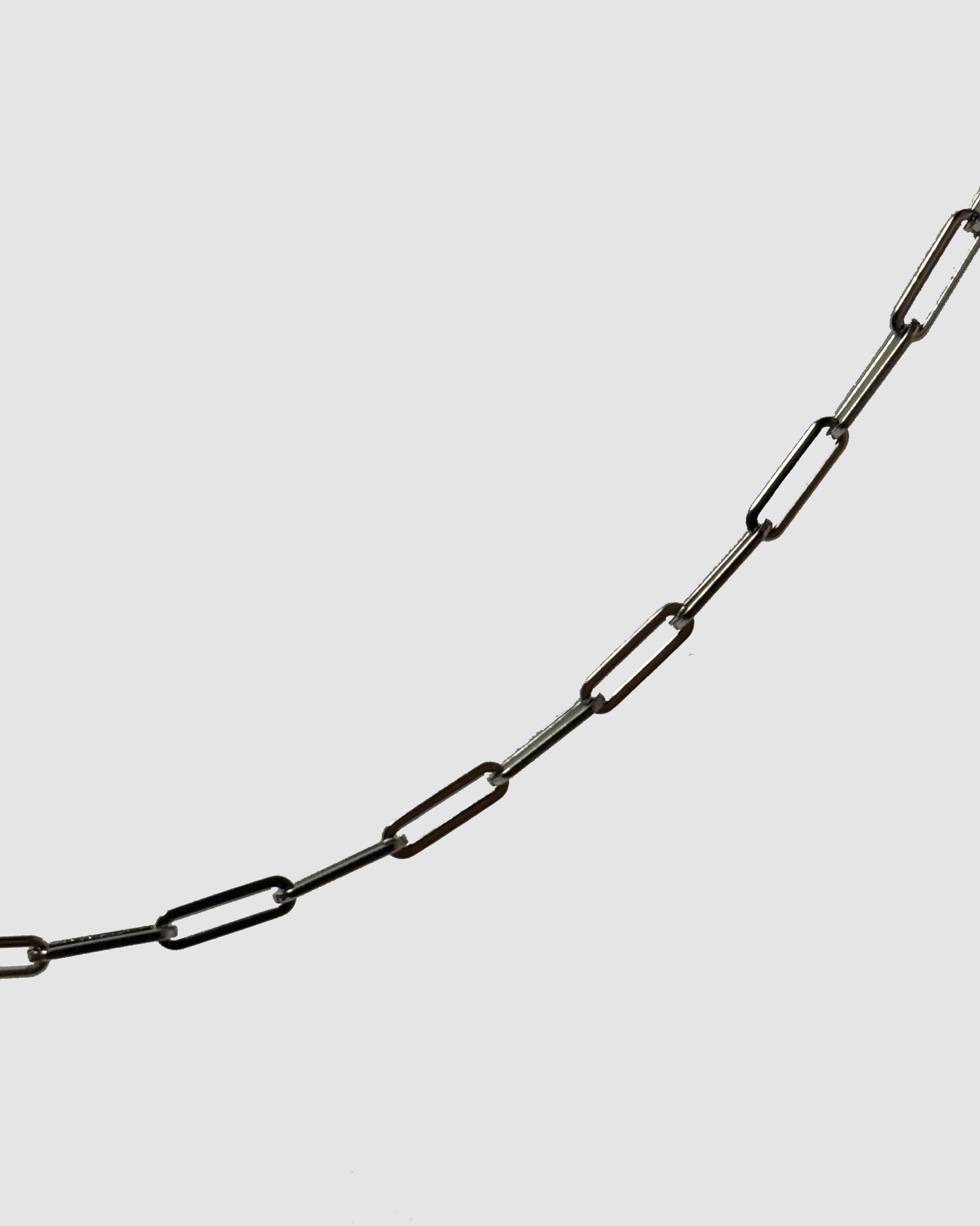 FLAT OVAL BRACELET - SILVER