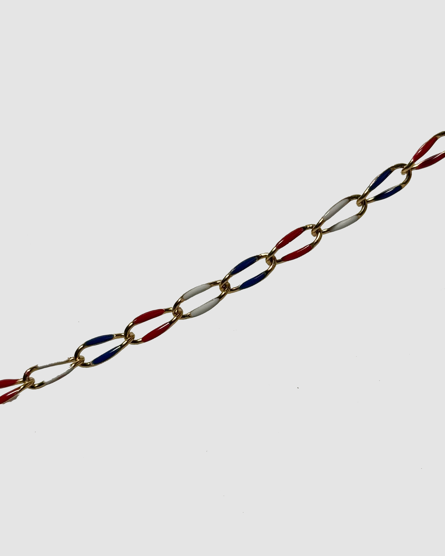 MULTICOLOR ANKLET - GOLD