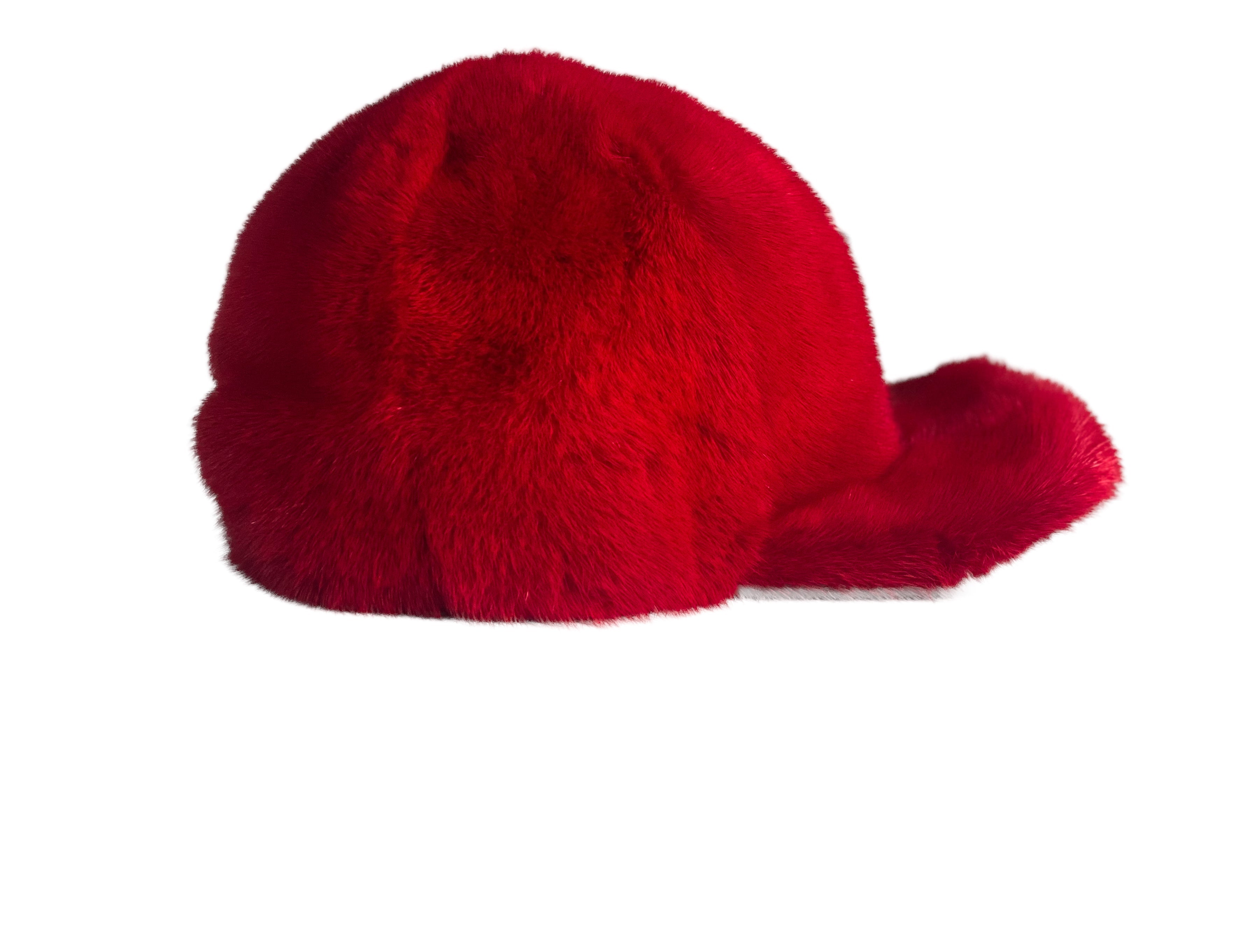 Red Fur Hat