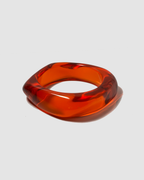 LUMÉ BANGLE - RUBY LUCITE